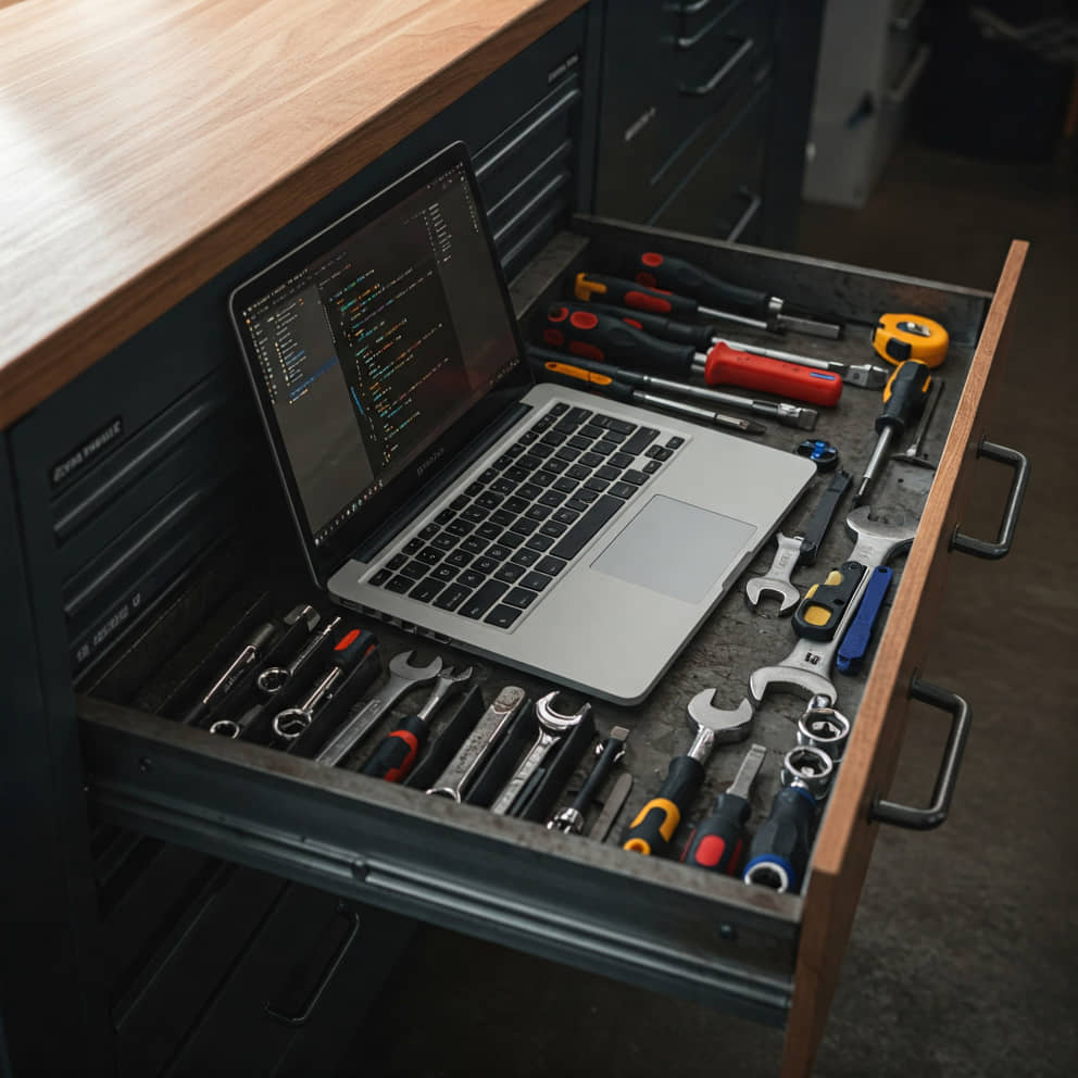 rad na laptopu
